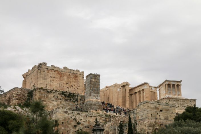 Die Akropolis von der anderen Seite