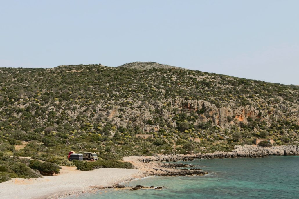 Frei Stehen in Griechenland | Kochylas Beach | Peloponnes