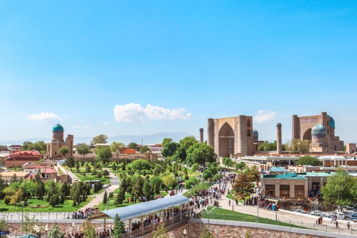 Blick von der Chidr-Moschee | Samarkand